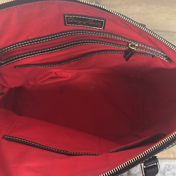 Dooney & Bourke Black saffiano leather large tote/shoulder bag - Picture 12 of 16